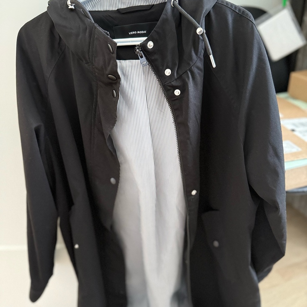 Vero Moda Black and White Striped Jacket